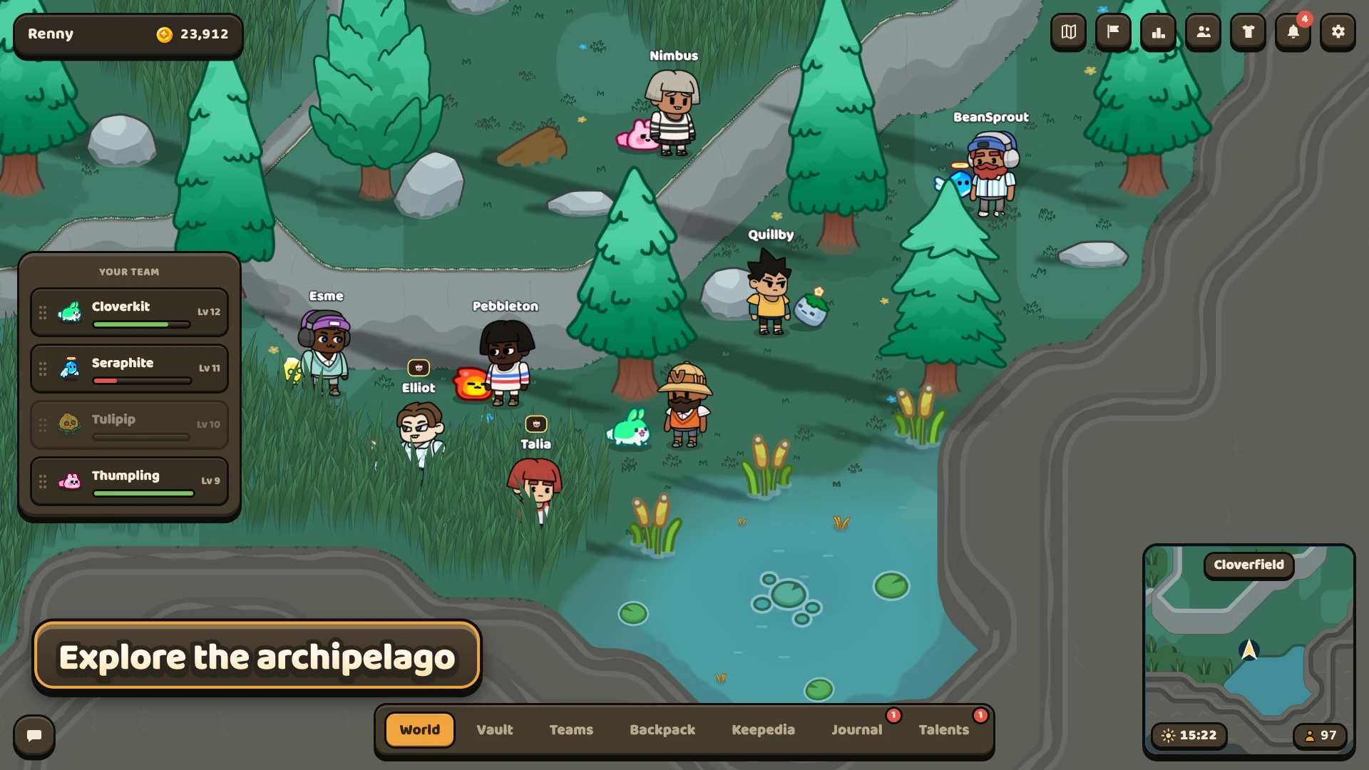 Explore the archipelago
