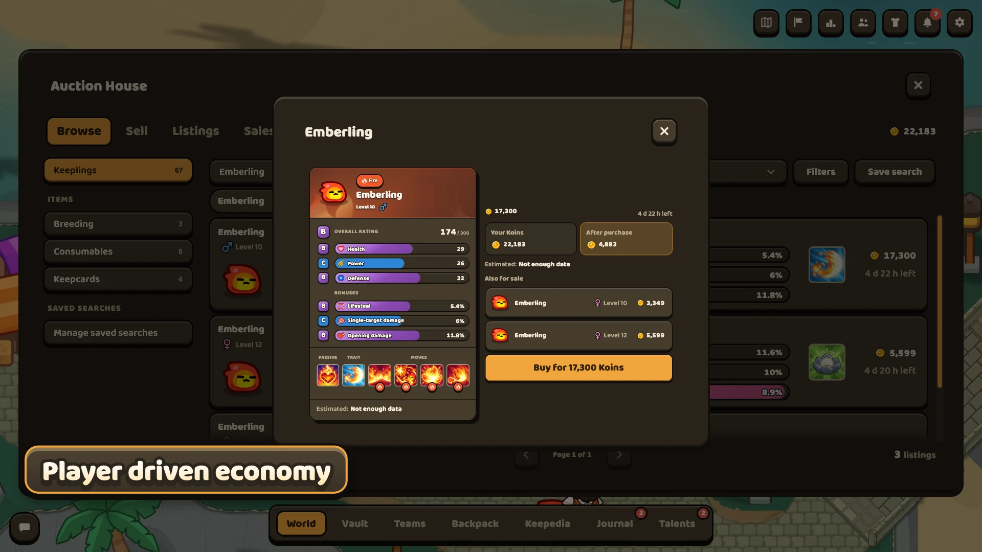 Player-driven economy